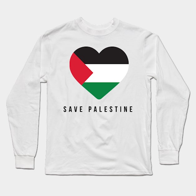 Save Palestine Long Sleeve T-Shirt by syahrilution